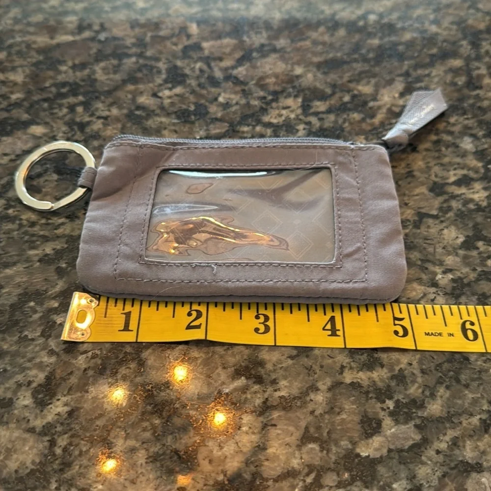 Vera Bradley gray coin card holder - Picture 7 of 10
